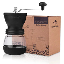 TRIPLE TREE manual coffee grinder with branded Coffee Grinder boxes