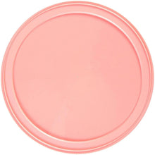Peach iced tea mix can top with pink plastic lid