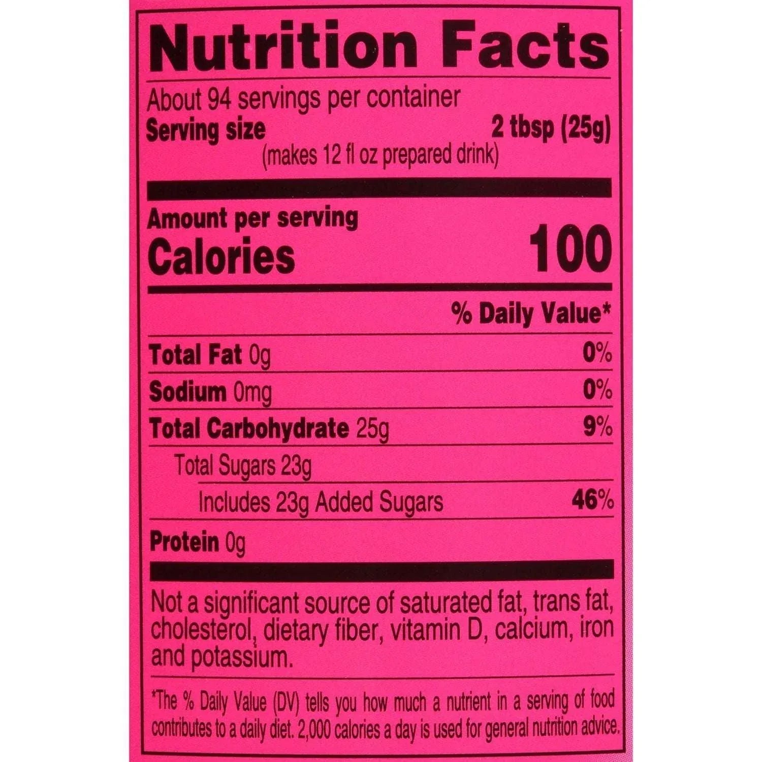 4C Raspberry Iced Tea Mix 82.6 oz.