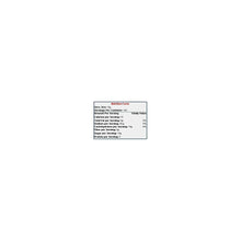 Tea mix canister back panel with Nutrition Facts label