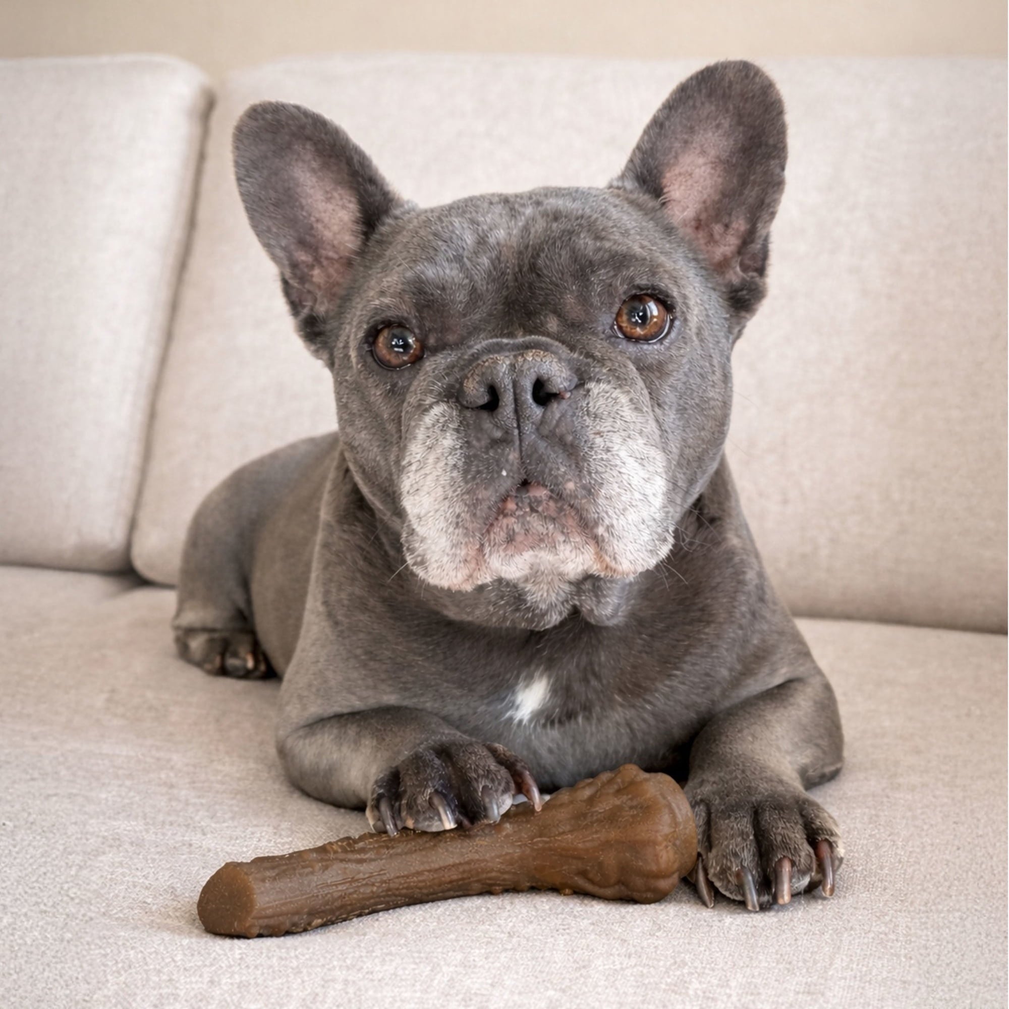Nylabone Strong Chew Antler Dog Toy, Dog Chew Toy, Made with Real Venison Flavor, Medium, 1 Count