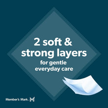 Two-ply facial tissue icon with folded white tissues