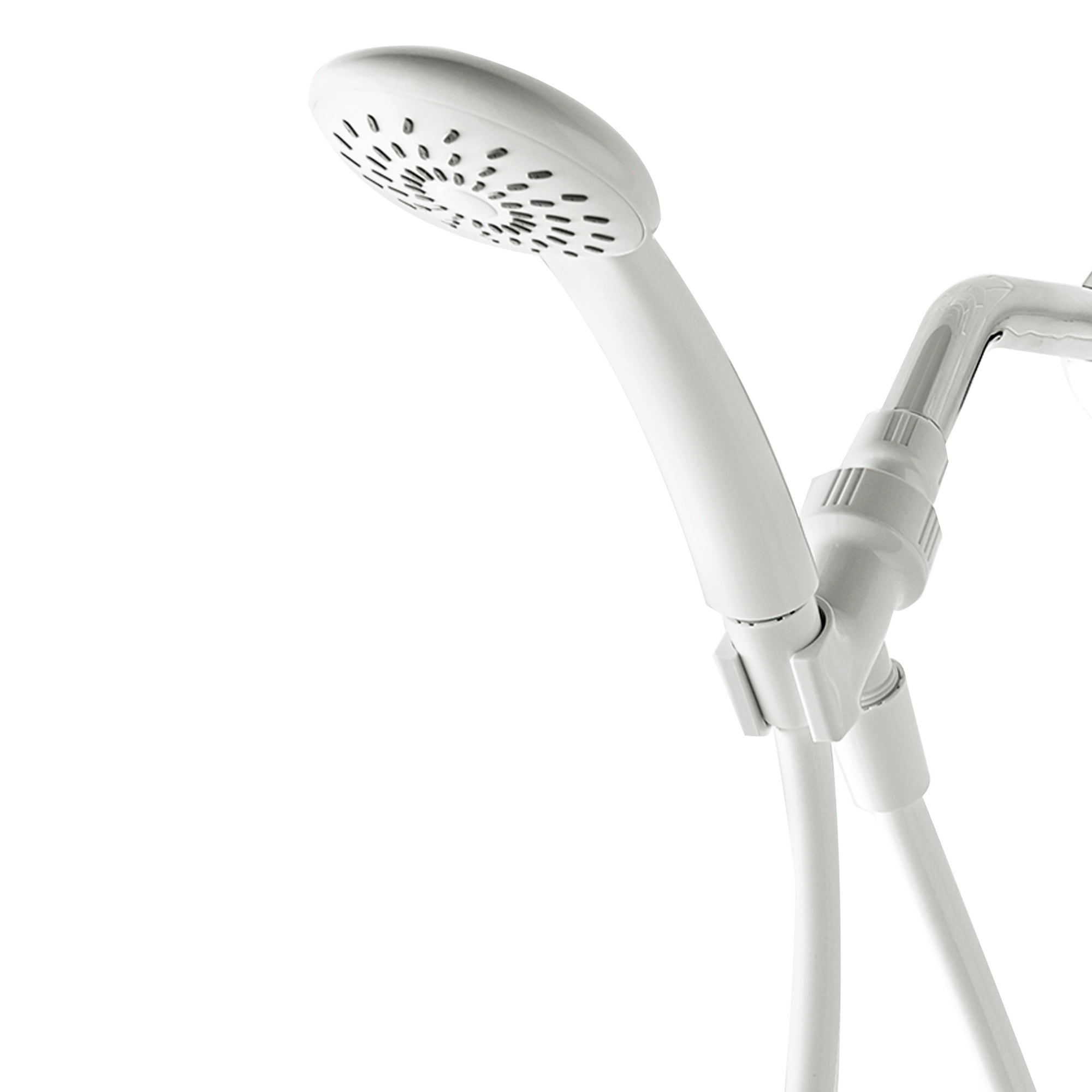 Mainstays White Handheld Showerhead with Hose and Shower Mount