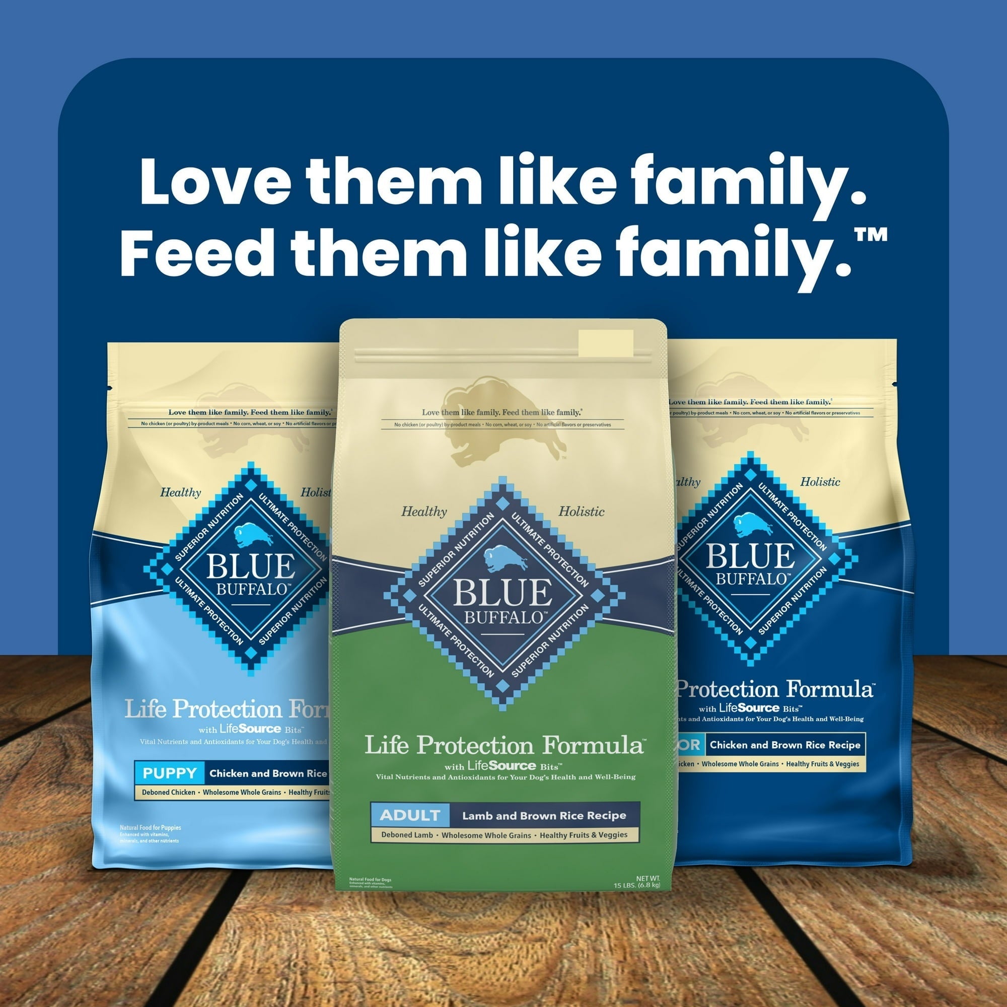 Blue Buffalo Life Protection Formula Adult Dry Dog Food, Lamb & Brown Rice