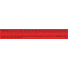 Dog food bag back panel with dense ingredient and nutrition text