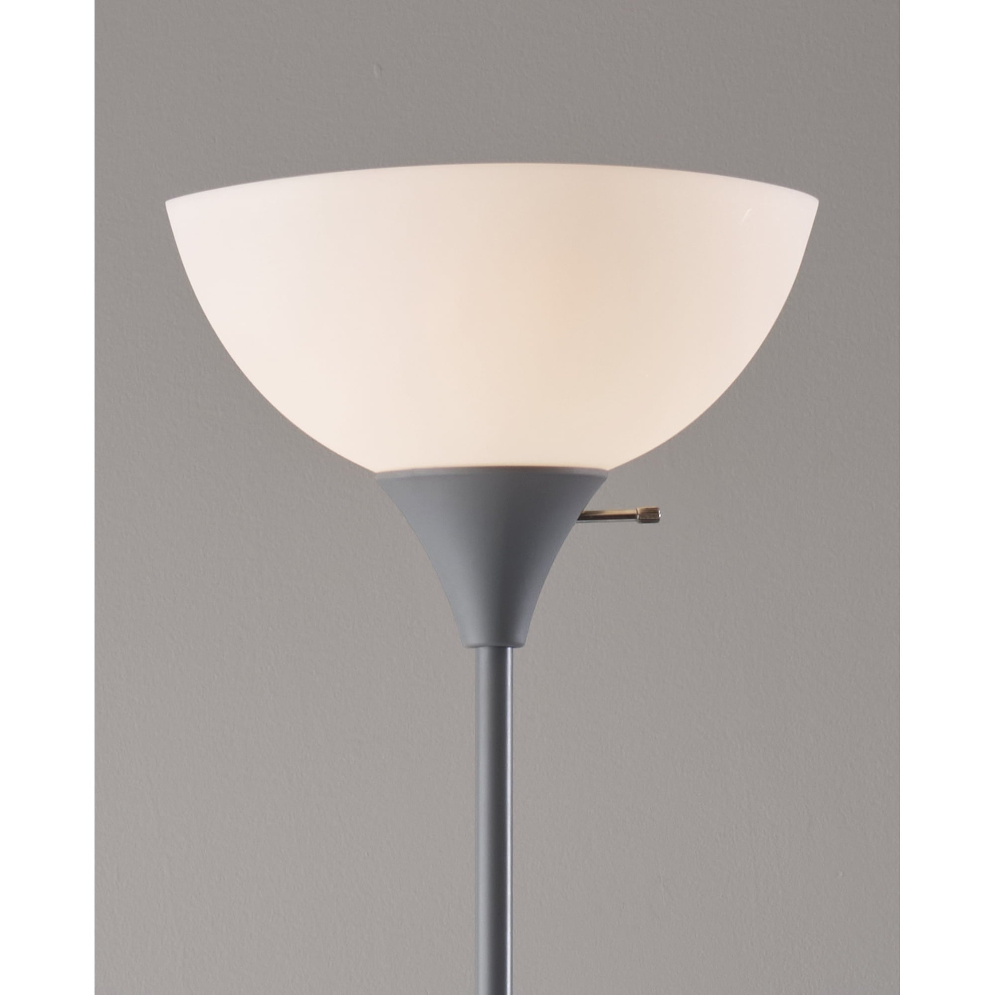 Mainstays 72" Black Combo Floor Lamp with Modern Reading Lamp