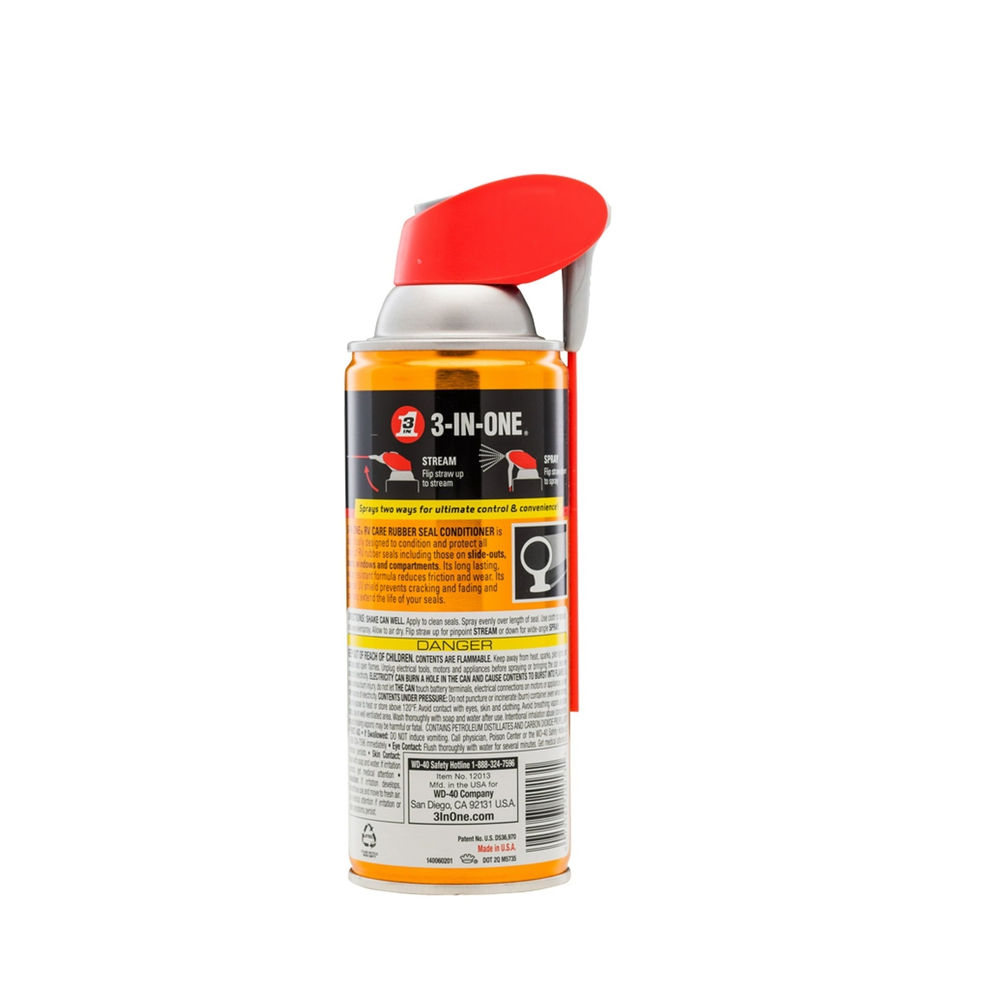 3-IN-ONE RVcare Slide-Out Silicone Lubricant Spray, 11 oz Can