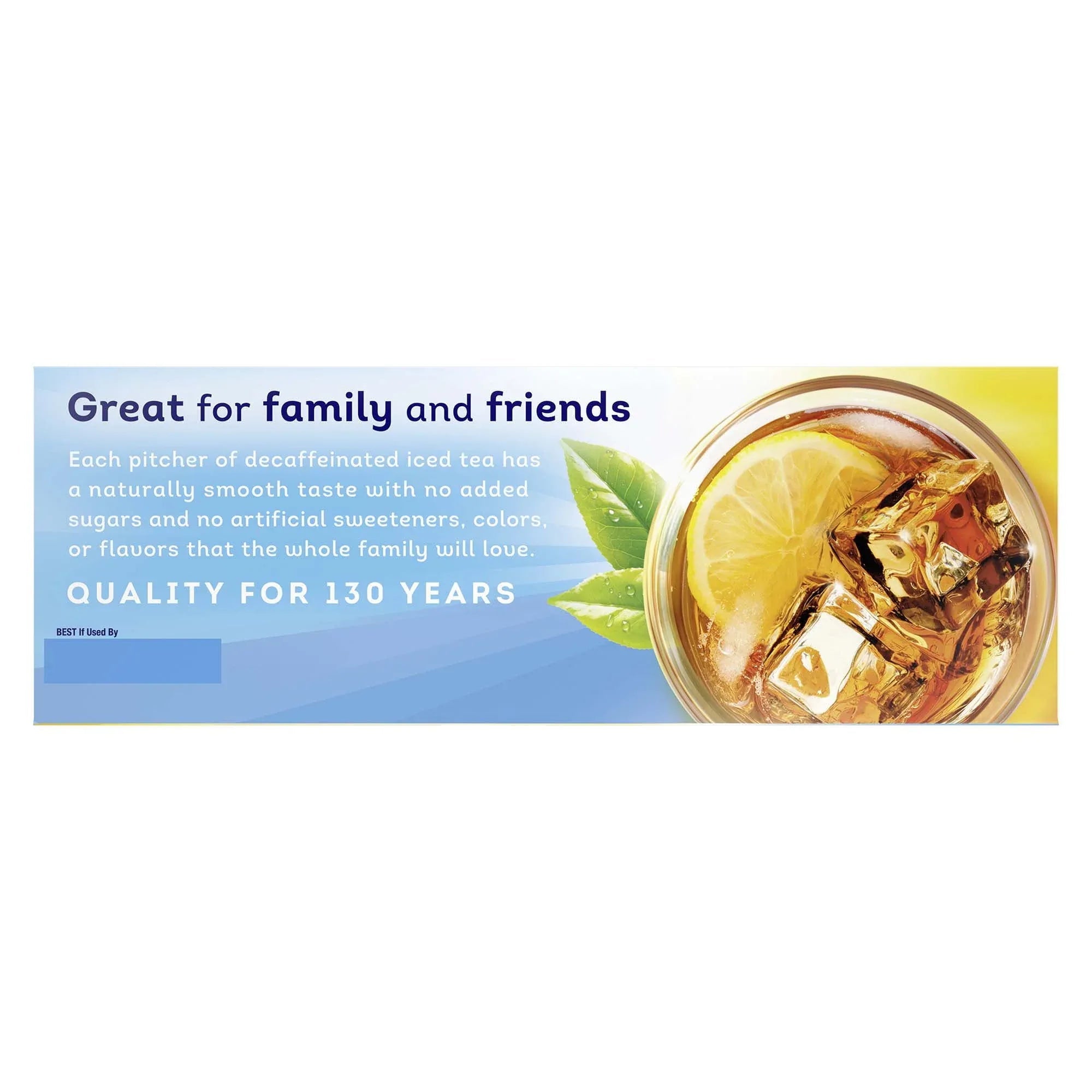 Lipton Black tea Family Iced Tea Bags, 48 ct