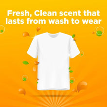 White T-shirt with Fresh, clean scent that lasts from wash to wear graphic