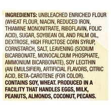Ingredients panel for lemon sandwich creme cookies, includes enriched flour and sugar