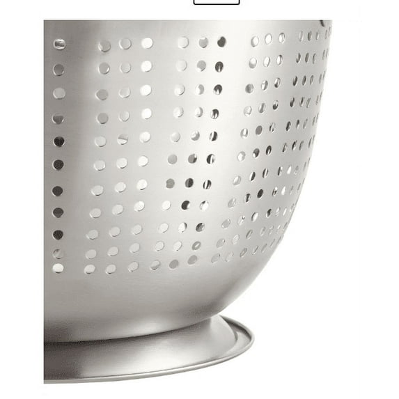 Mainstays SS 5QT Multi-Use Colander for Straining, Draining & Rinsing Pasta, Fruits or Vegetables