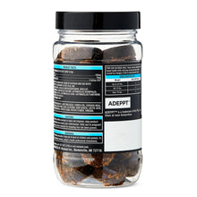 Back label panel on dog probiotic soft chews jar
