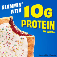 Pop-Tarts Protein Slammin' strawberry toaster pastries, 10g protein per serving.