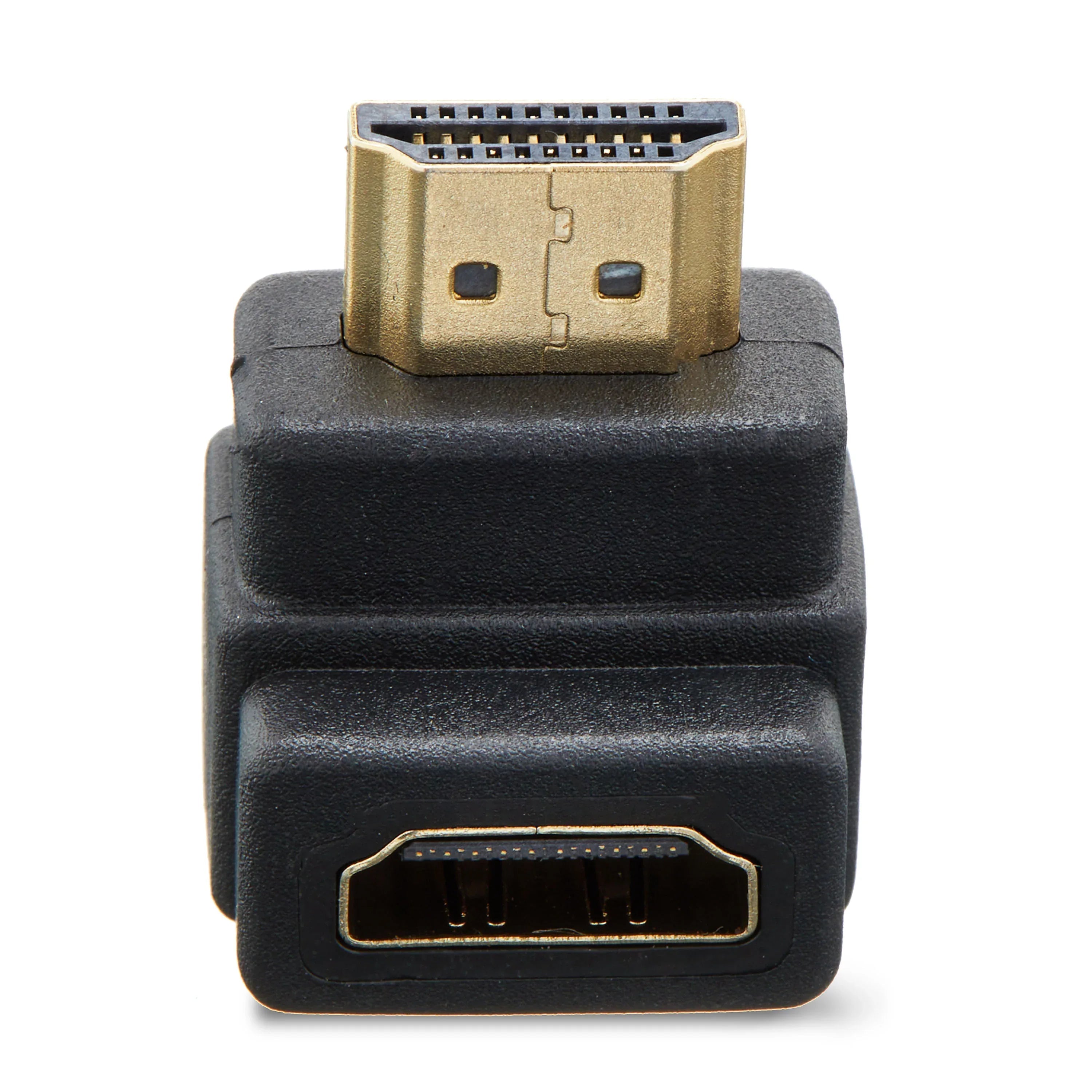 onn HDMI 90-Degree Adapter, Black