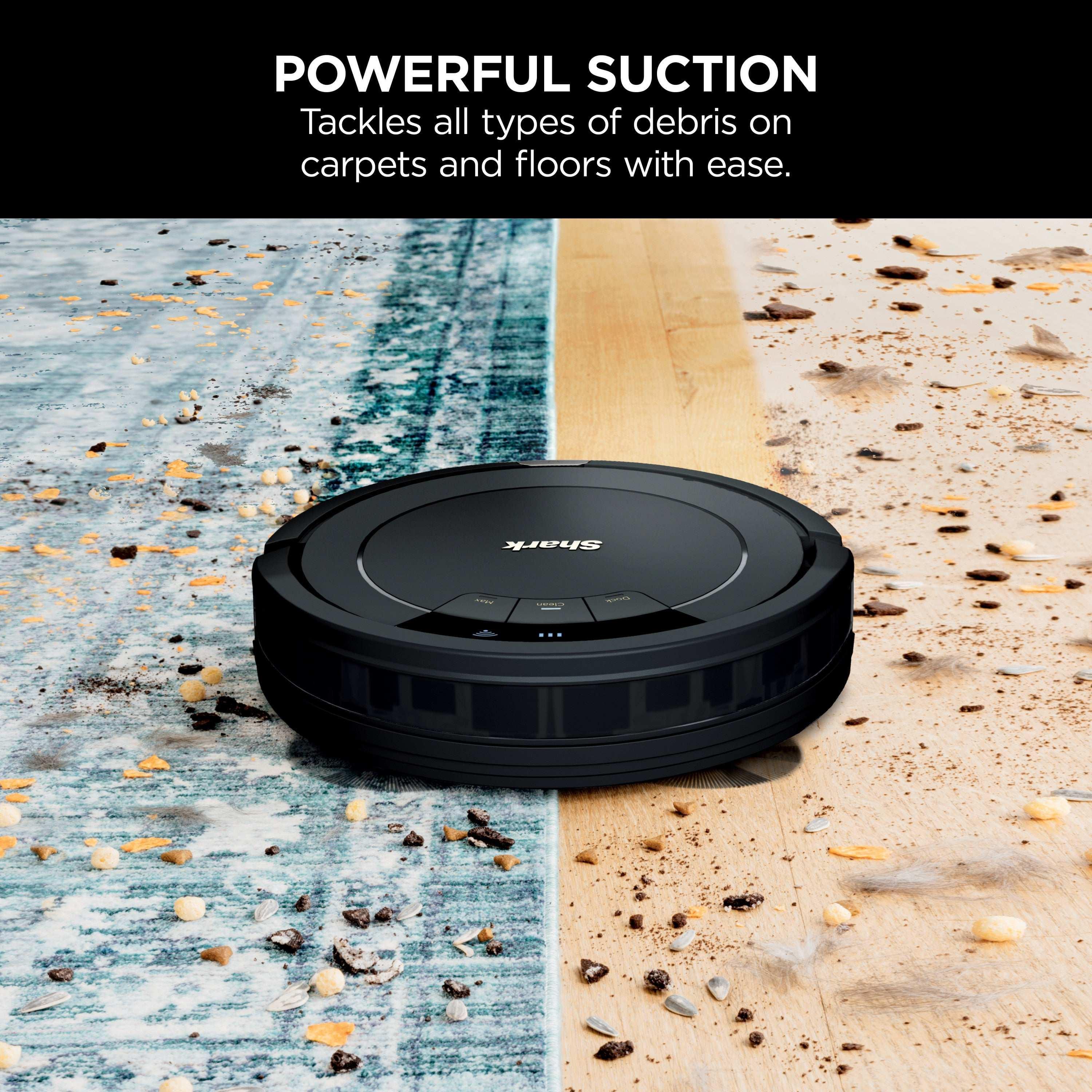 Shark ION Robot Vacuum, Carpet & Hard Floor, Pet Friendly, Wi-Fi, Tri-Brush System, Bounce Navigation, RV754 - USA MEGA SHOP