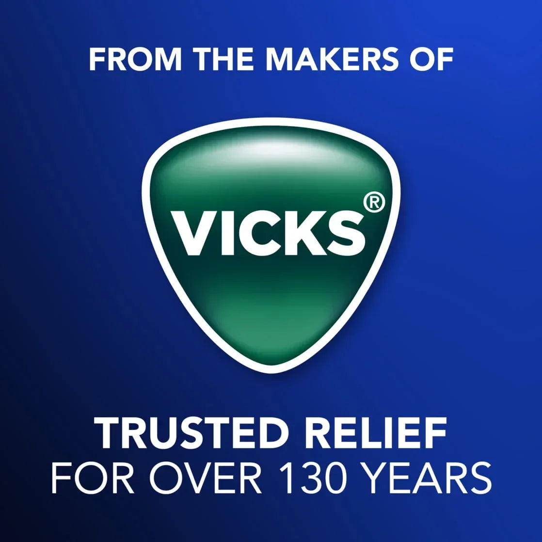 Vicks VapoDrops Cough Drops and Throat Lozenges, Cherry Flavor, 50 Count