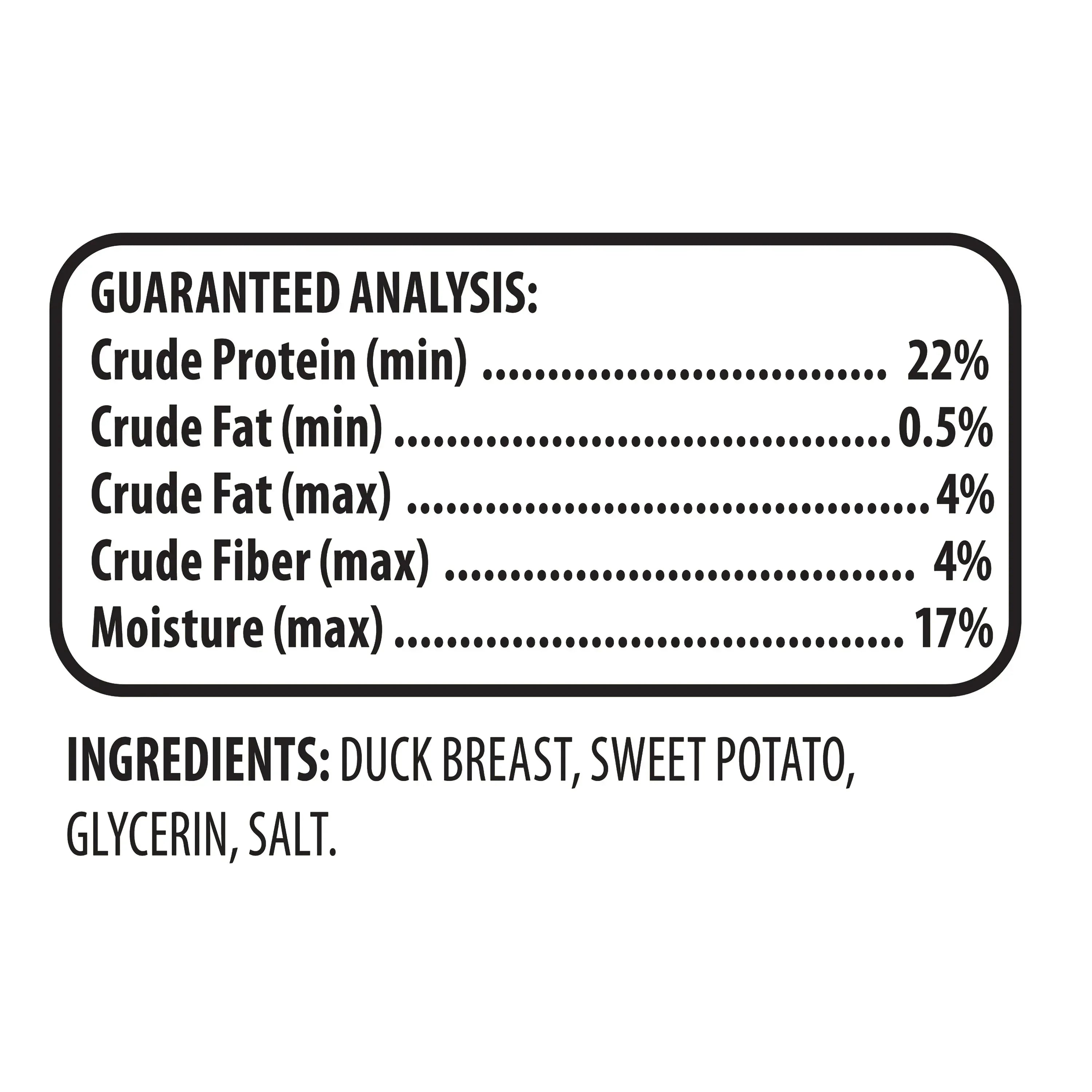 Golden Rewards Sweet Potato Wrapped with Duck Premium Dog Treats, 32 oz Bag