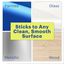 Adhesive cable clips that stick to smooth surfaces like painted, glass, metal, wood.
