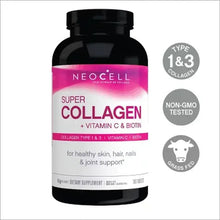 Neocell super collagen bottle with Type 1&3 and non-GMO tested badges
