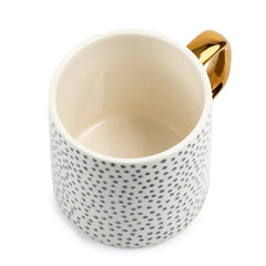 Thyme & Table 14 fl oz Dot Stoneware Mug