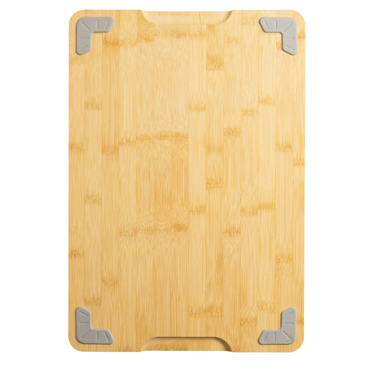 Mainstays 12" x 17.5" Non-slip Bamboo Cutting Board, 100% Natural Bamboo Color, with Juice Groove