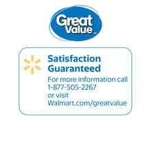Great Value Satisfaction Guaranteed label for paper towels