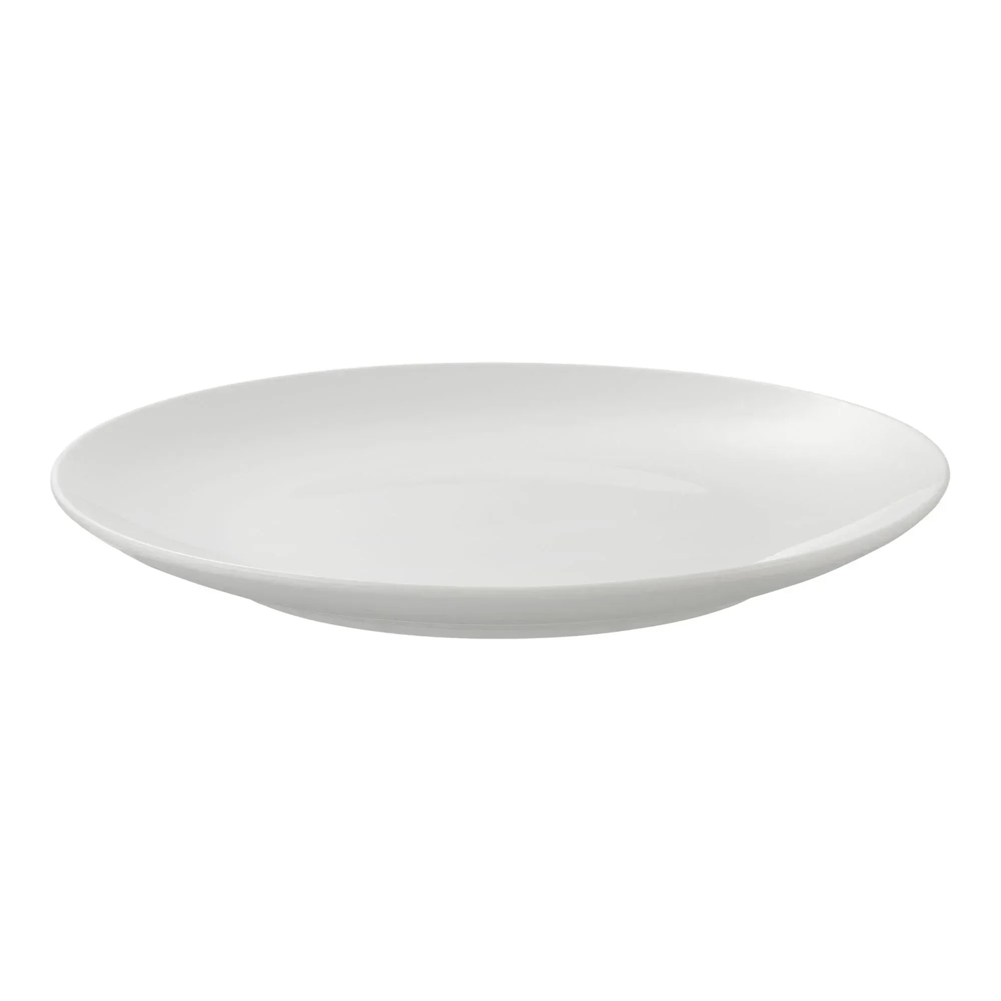 Mainstays Glazed White Stoneware Dinnerware Set, 12-Pieces