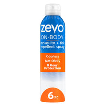 Mosquito + tick repellent spray bottle, Zevo On-Body, 6 oz size