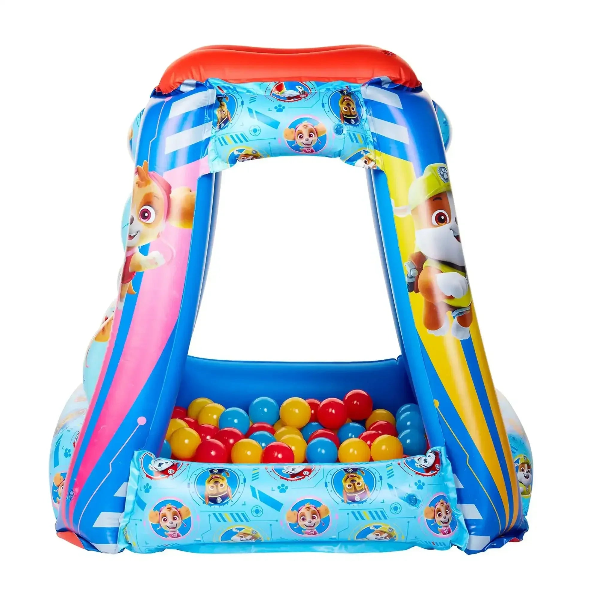 Paw Patrol Preschool Indoor Inflatable Ball Pit Playland Includes 20 Soft Flex Balls Child 2 Years Blue
