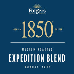 1850 Expedition Pioneer Blend, Medium Roast Coffee, Keurig K Cup Pods, 24 Count Box