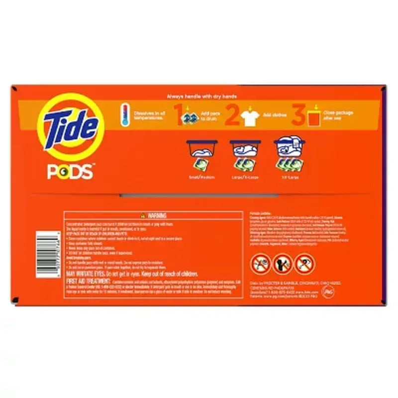 Tide PODS Liquid Laundry Detergent Pacs, Spring Meadow (156 Ct.)