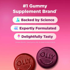 OLLY Women's Multivitamin Gummy Supplement, Vitamins A, D, C, E, Biotin, Folic Acid, 90 Ct - USA MEGA SHOP