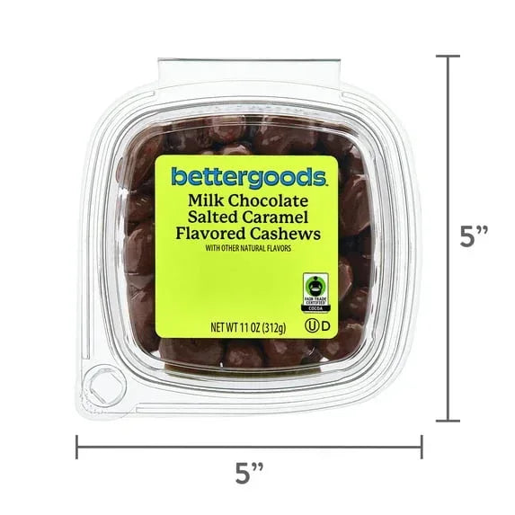 bettergoods Milk Chocolate Salted Caramel Flavored Cashews, 11 oz