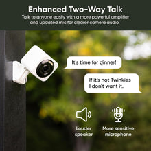 Wyze Cam V4 security camera with speaker and microphone features for two-way talk