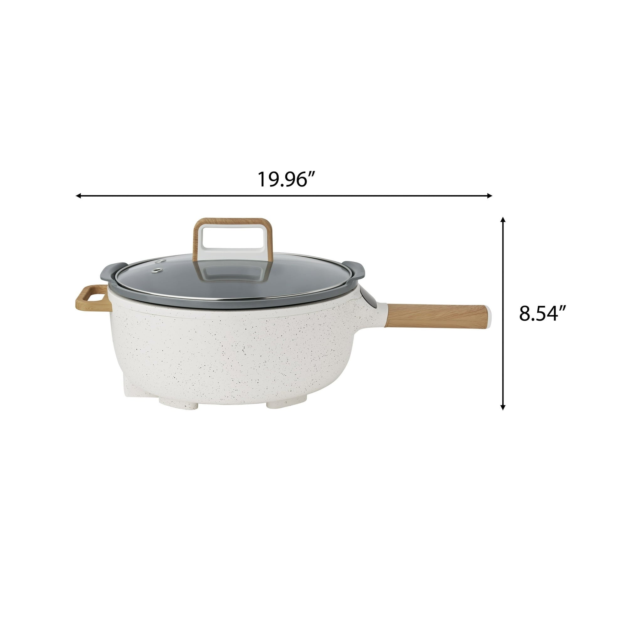 The Pioneer Woman Electric Skillet with Detachable Handle