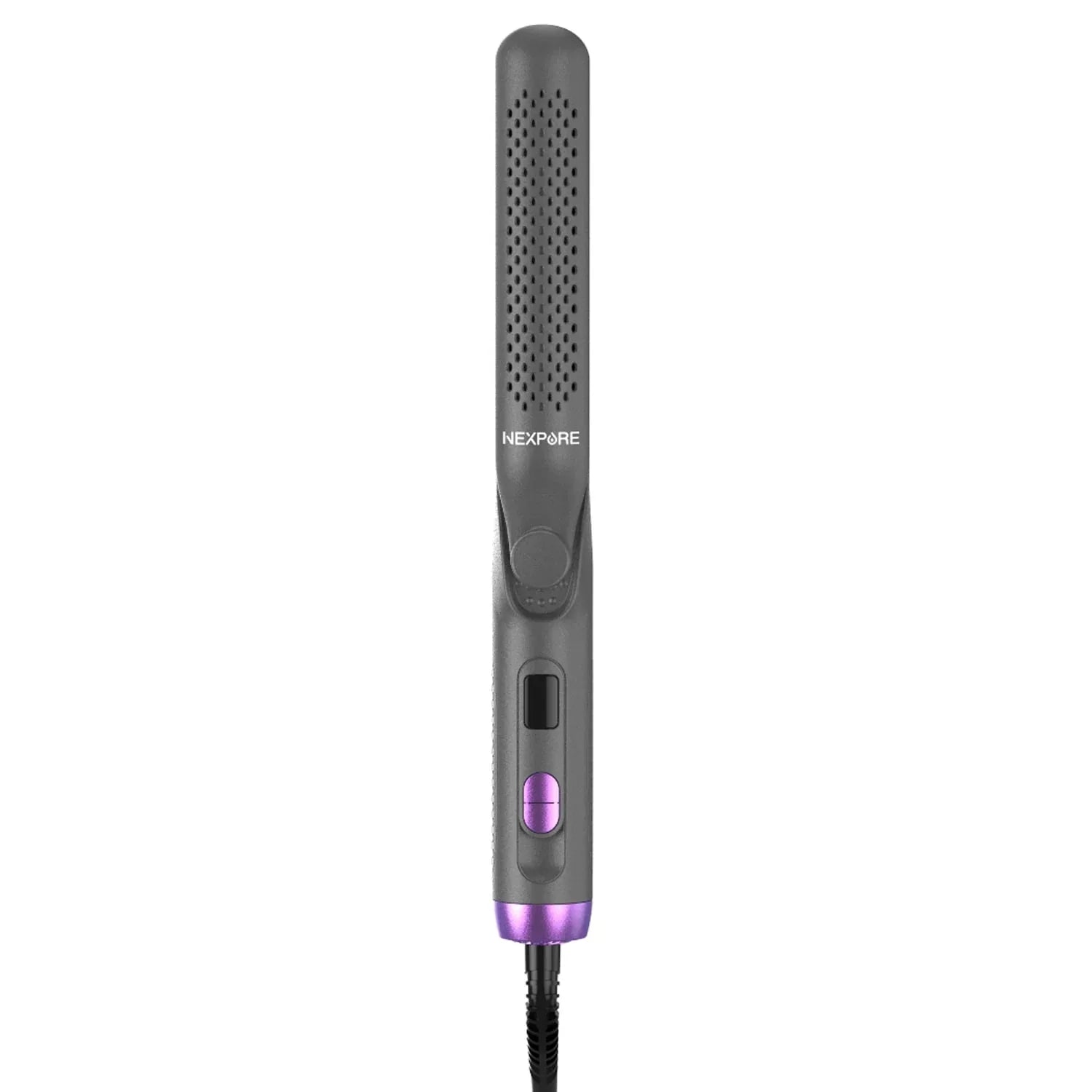 NEXPURE Airflow Styler Curling Iron, Flat Iron Hair Straightener and Curler 2 in 1, Ionic Curling Wand with 360¬∞Cool Air Lock in Style,5 Temps & Anti-Scald, Purple - USA MEGA SHOP