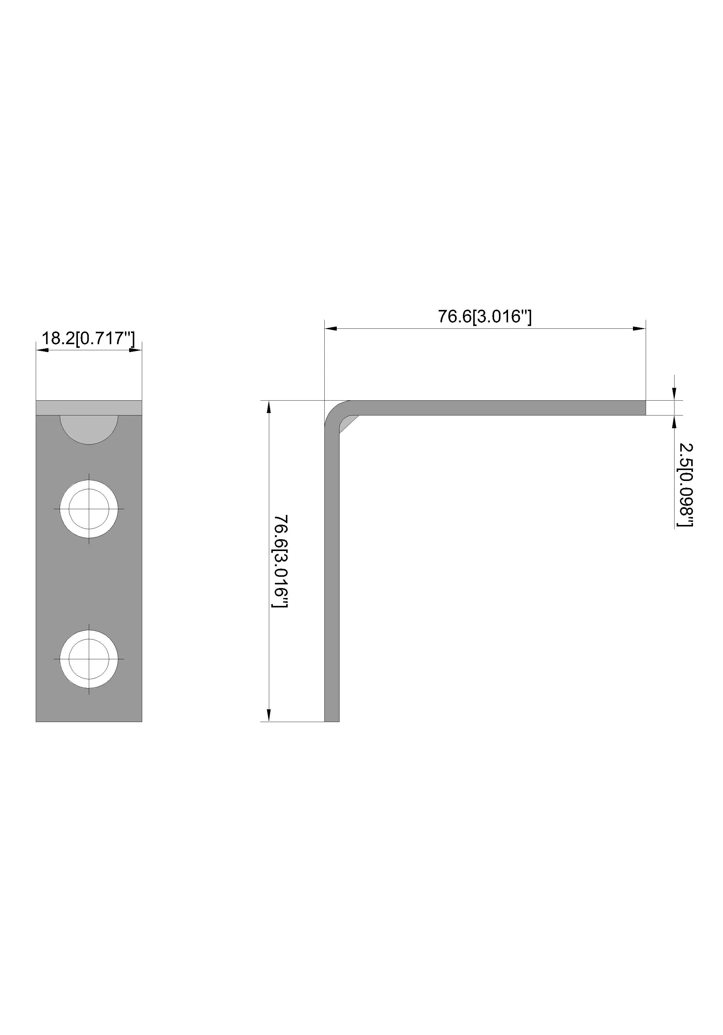 Hyper Tough 3 inch. x 3 inch.Corner Brace, Steel, Zinc Plated (4 Pack)