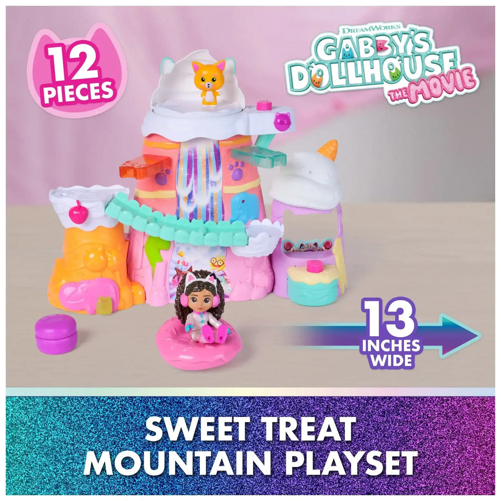 Gabby's Dollhouse: Sweet Treat Mountain Playset with Figure Collectibles for Ages 3 and Up - USA MEGA SHOP