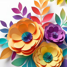 Hello Hobby primaries smooth cardstock pack cover with colorful flower design in primary tones