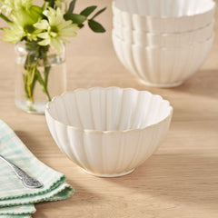 The Pioneer Woman Colette Stoneware Cereal Bowl, Cream