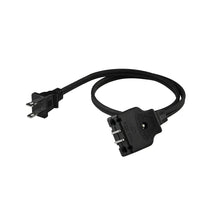 Power cord with two-prong plug for electric deep fryer