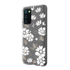 onn. Phone Case for Samsung Galaxy A03s - White Floral