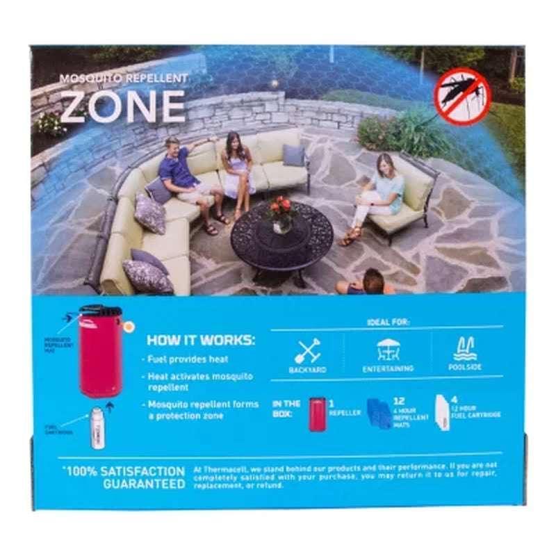 Thermacell Patio Shield Mosquito Repeller, Bonus Pack with 48 Hours of Mosquito Protection (Assorted Colors)