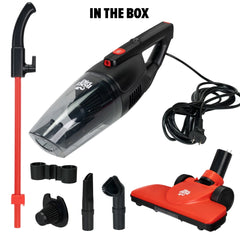 Dirt Devil 3-in-1 Lightweight Corded Stick Vacuum Cleaner and Handheld with LED Lights, Multi-Surface Cleaning, Model EV1426CS