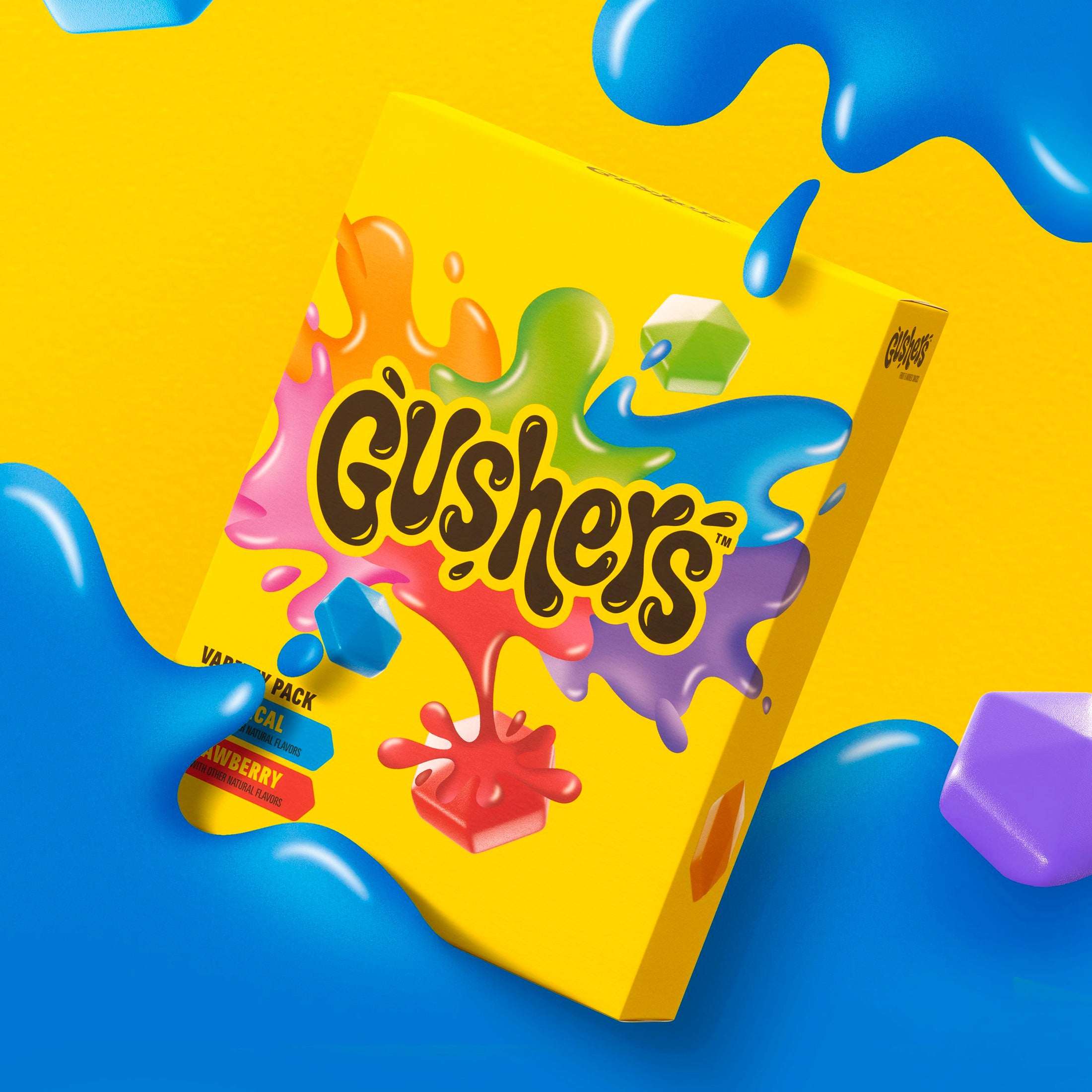 Gushers Gluten Free Tropical and Strawberry Fruit Flavored Snacks (20 Pouches)