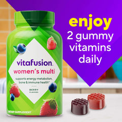 vitafusion Adult Gummy Vitamins for Women with 10% More Vitamins A, C, & E, 120 Count