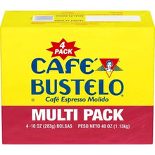 CafŽ Bustelo espresso ground coffee multi pack, 4 pack brick bags, net wt 40 oz