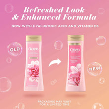 Caress Daily Silk body wash bottle shown with refreshed look packaging graphic