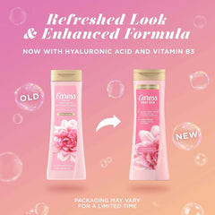 (4 pack) Caress Body Wash for Women, Daily Silk White Peach & Orange Blossom for All Skin 20 fl oz