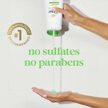 Body wash dispenser with no sulfates and no parabens claims shown on packaging.